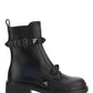 Roman Stud Combat Boot With Tonal Studs 40mm - Black