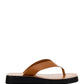 Ginza Leather Sandals - Tan