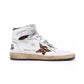 Sky Star Sneakers - White / Leopard