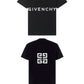 4G Embroidered Oversized T-Shirt - Black.