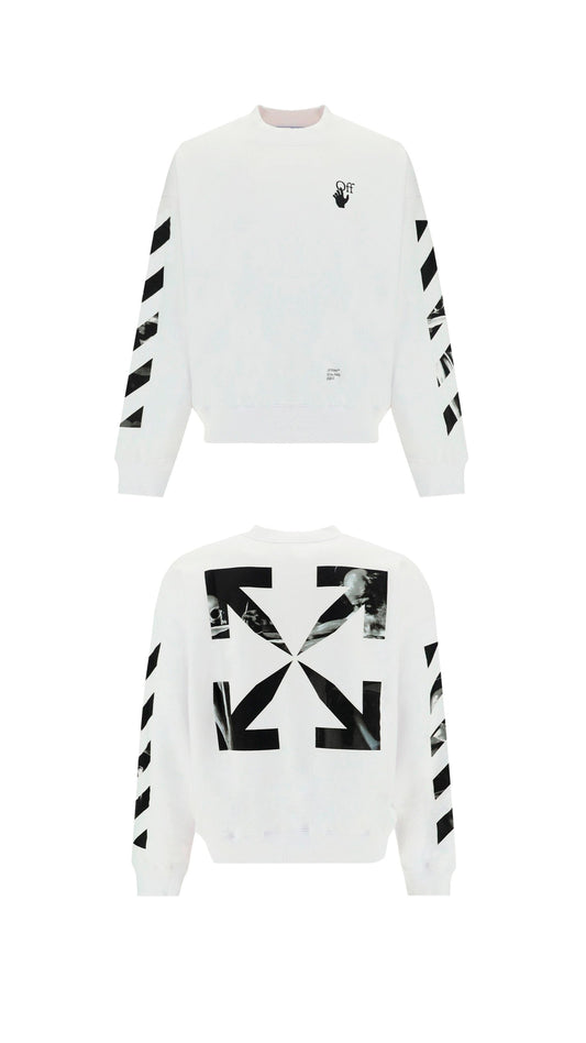 Caravaggio Arrows Sweatshirt -  White