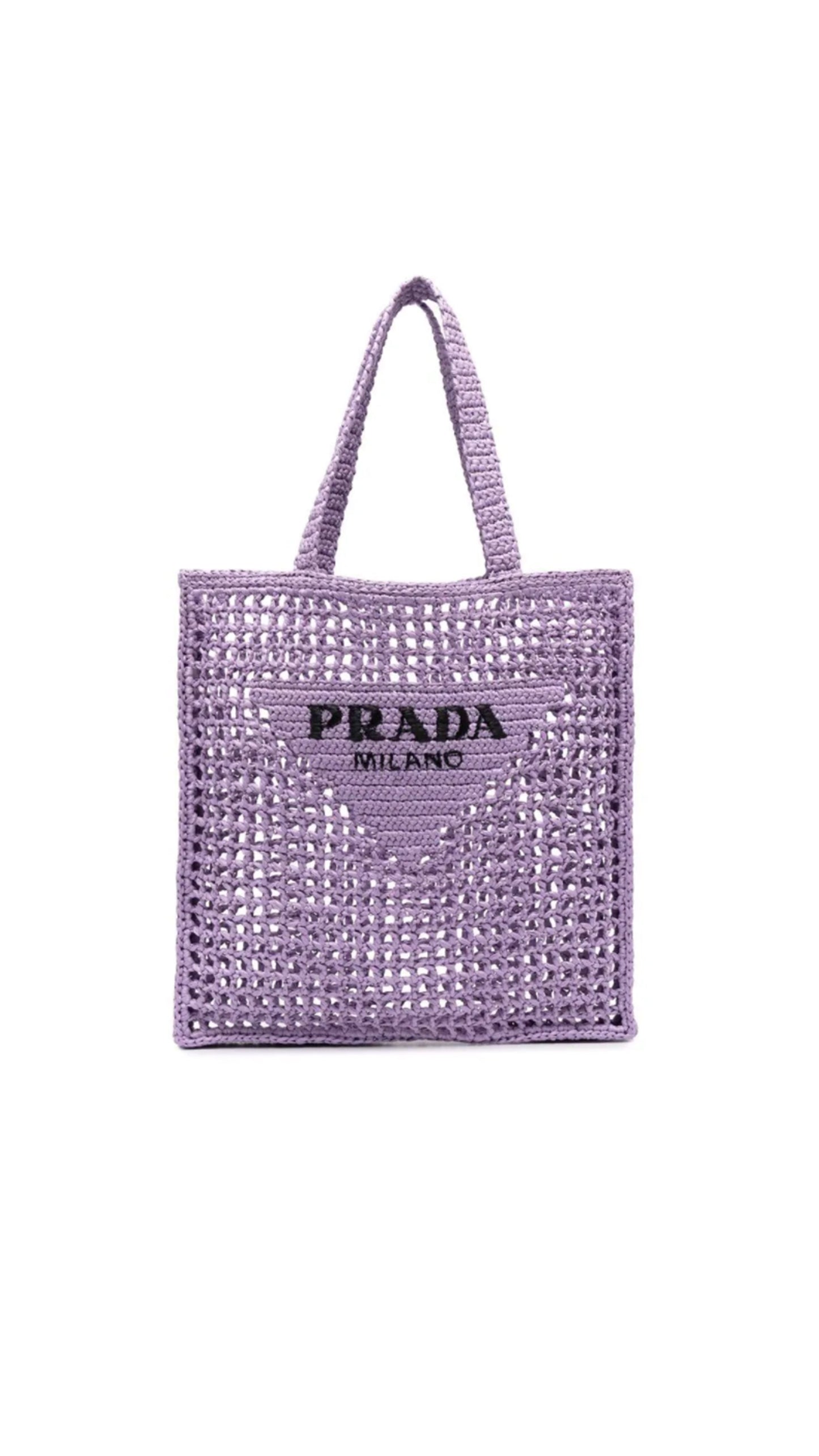 Raffia Tote Bag - Lily.