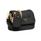 Prada System Nappa Leather Patchwork Bag - Black.