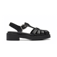 Sporty Foam Rubber Sandal - Black