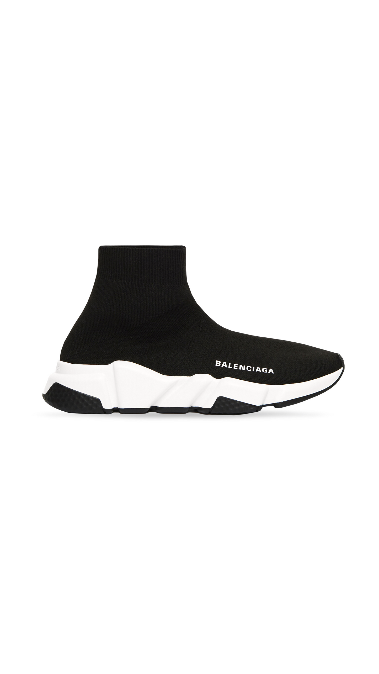 Speed Recycled Knit Sneaker - Black