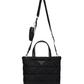 Re-Nylon Padded Tote Bag - Black.