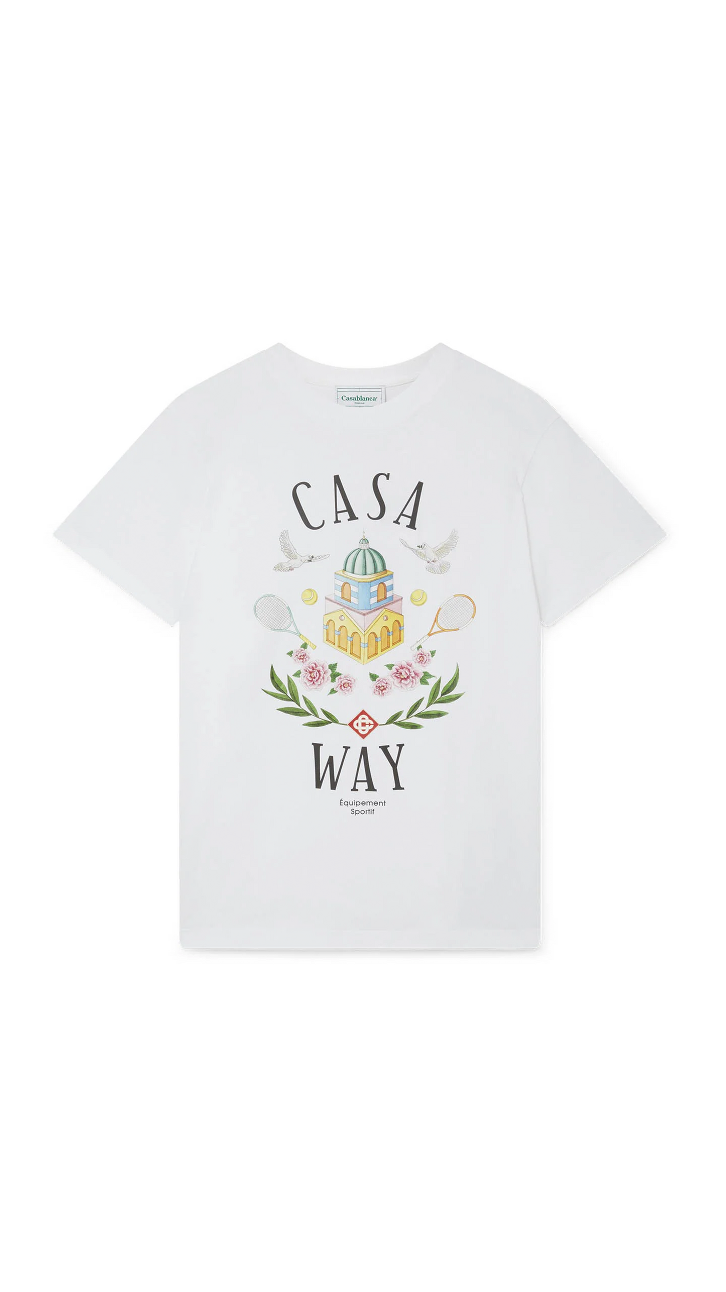 Casa Way T-shirt - White/Multi
