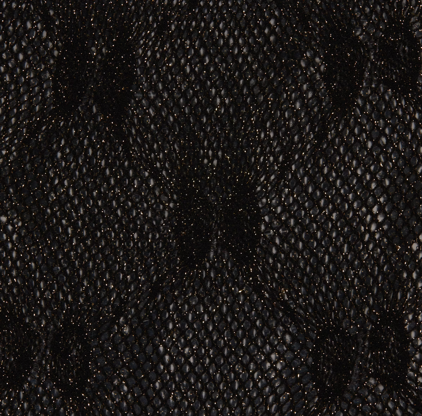 GG Knit Tights - Black/Gold