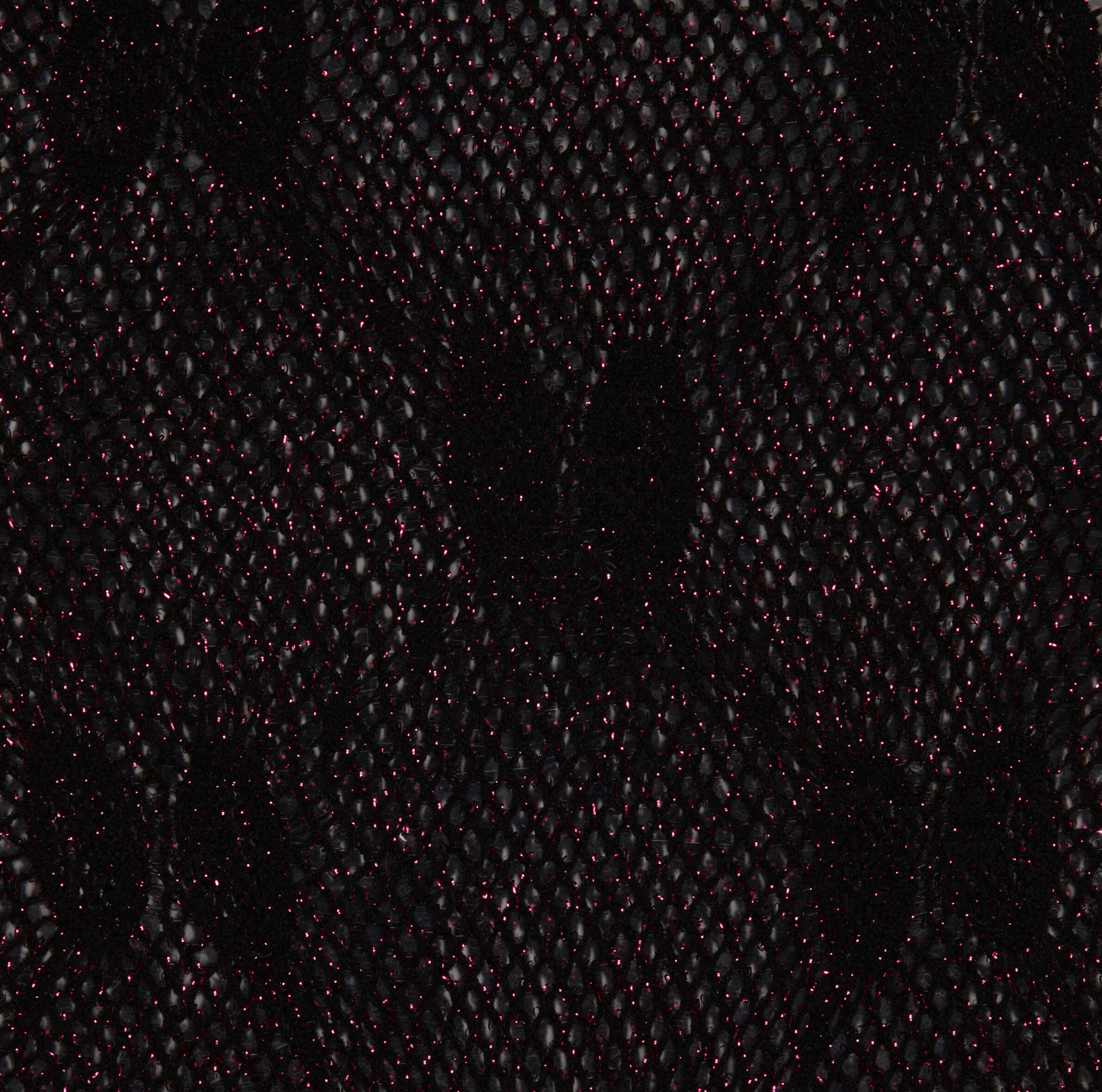 GG Knit Tights - Black/Magenta