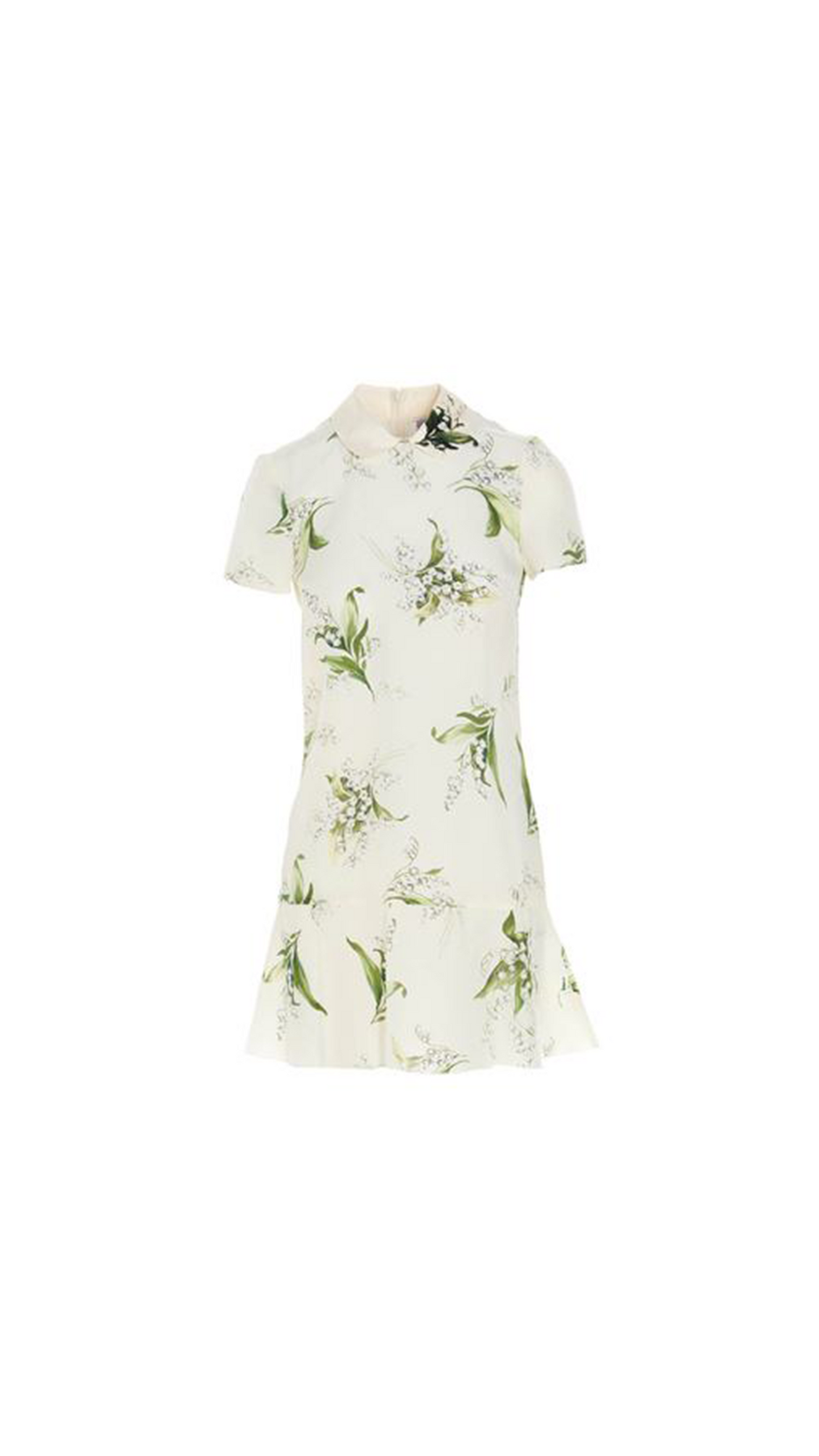 Lily Print Dress - Ivory