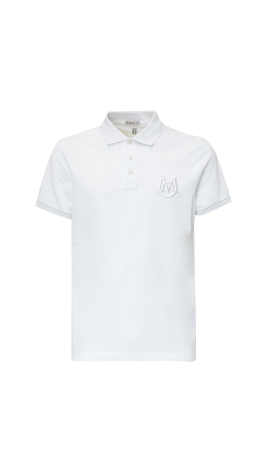 Monogram Polo Shirt - White