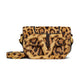 Small Supervee Calf Hair Crossbody Bag - Leopard Print