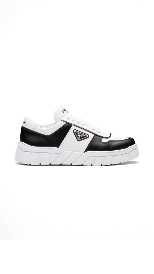 Leather Sneakers - White/Black