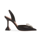 Rosie Satin Slingback Pump - Black