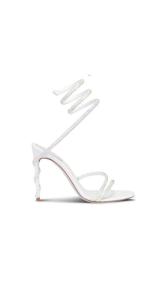 Margot Swarovski Sandal Jewel - White
