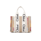 Small Woody Tote Bag - Natural / Multi