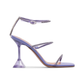 Gilda Glass PVC Sandals - Lilac