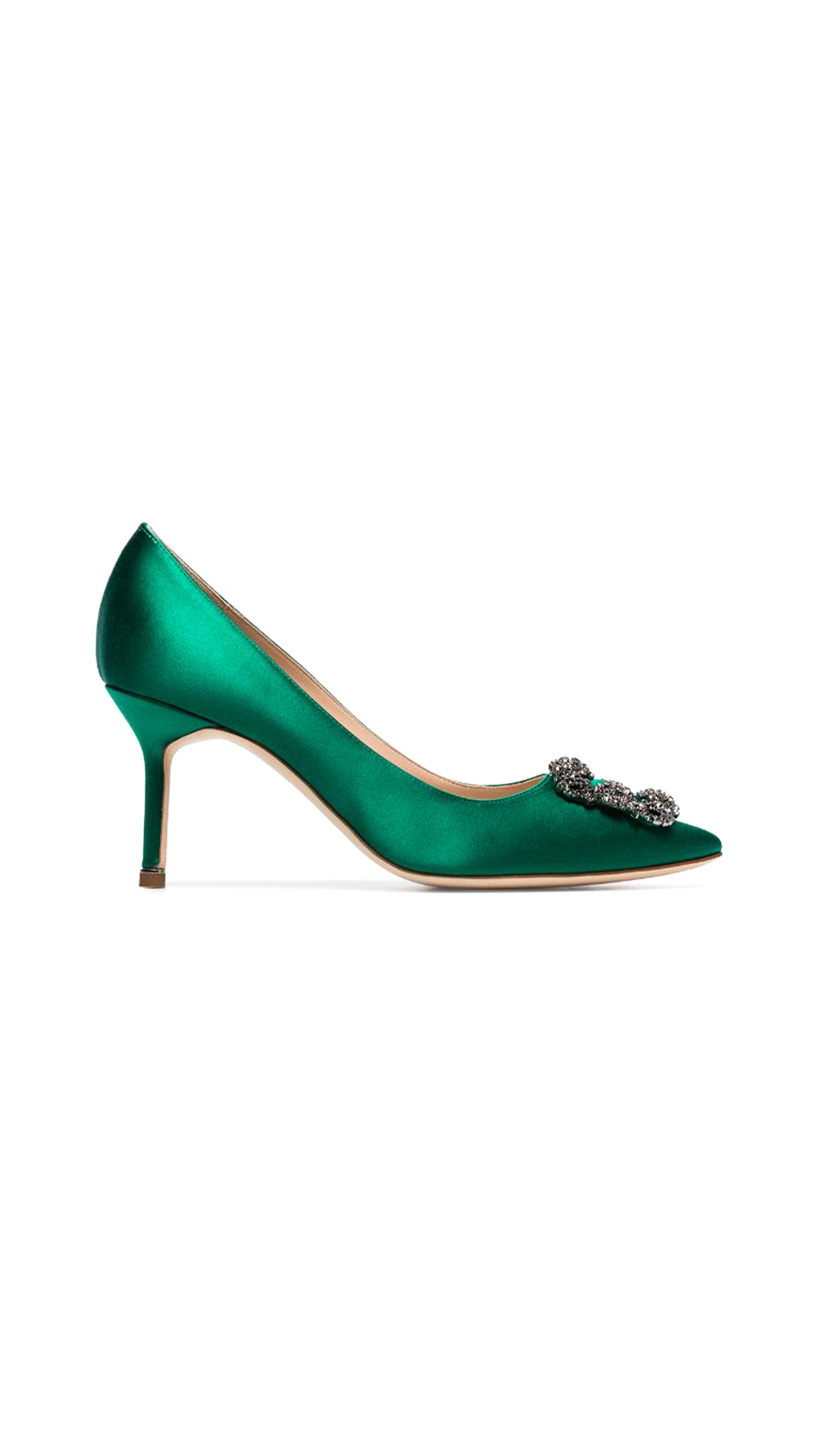 Hangisi 70 Pumps - Emerald Green