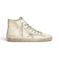 Francy Sneakers In Leather - White / Silver