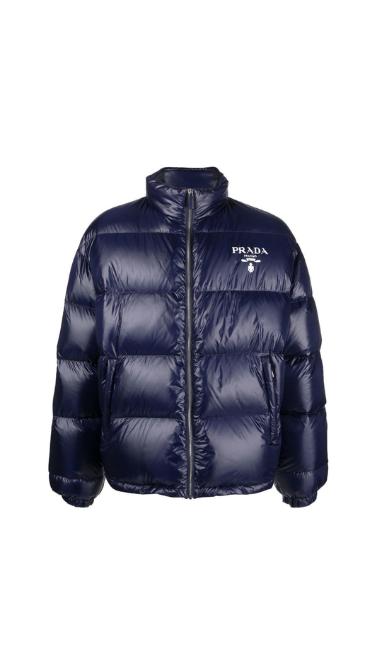 Re-Nylon Puffer Jacket - Navy