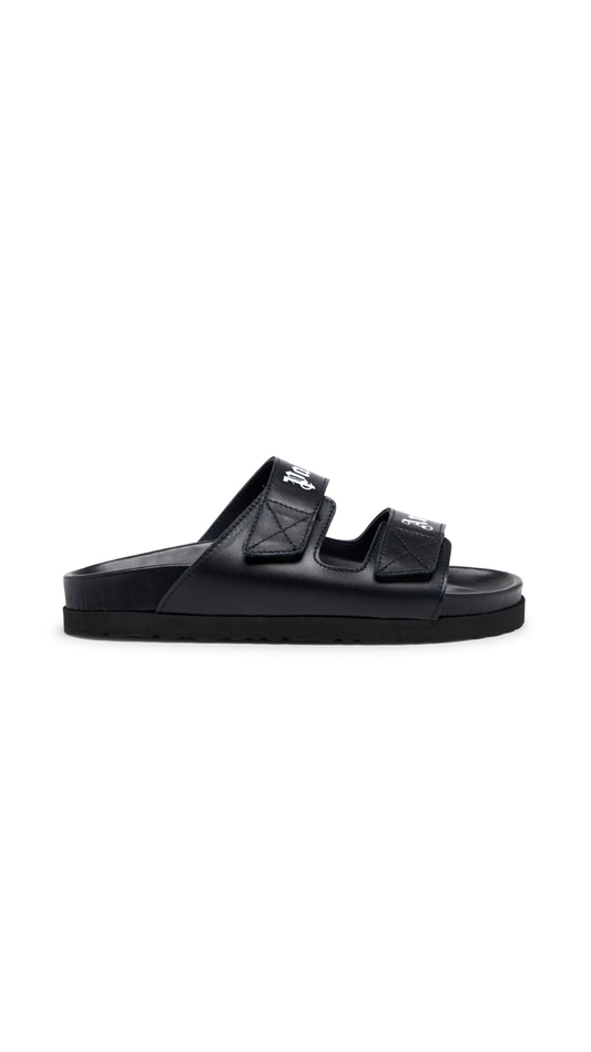 Logo Sandals - Black