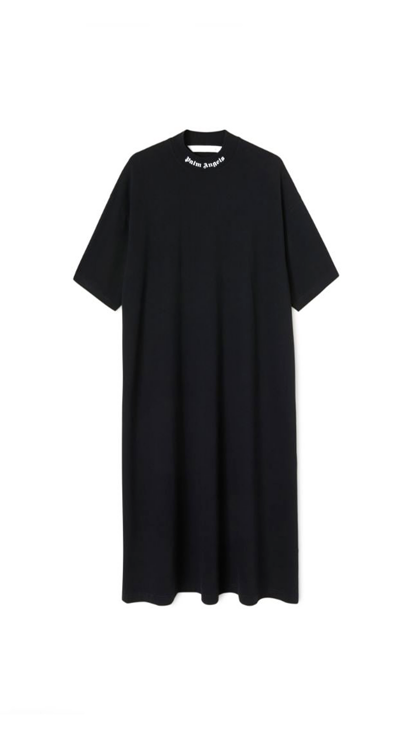 Logo T-Shirt Dress - Black