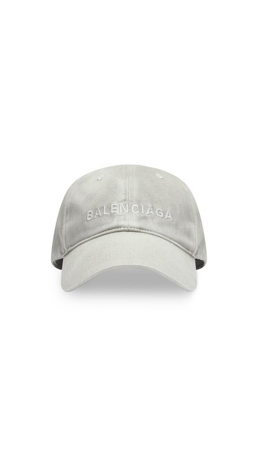 Logo Front Cap - White / Grey
