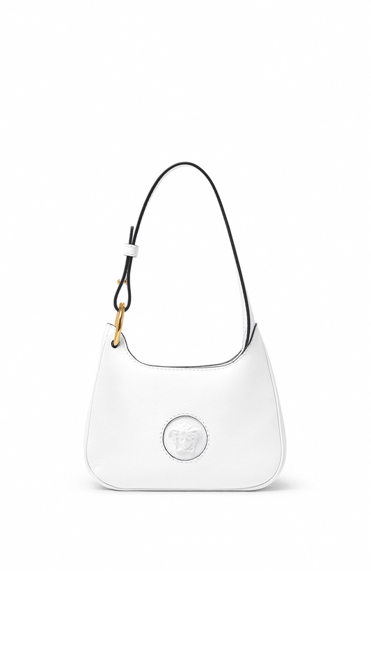 La Medusa Small Hobo Bag - White