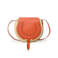 Small Marcie Cross-body Basket in Hand-Braided Raffia & Small Grain Calfskin - Rusted Orange