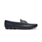 Saffiano Leather Loafers - Baltic Blue