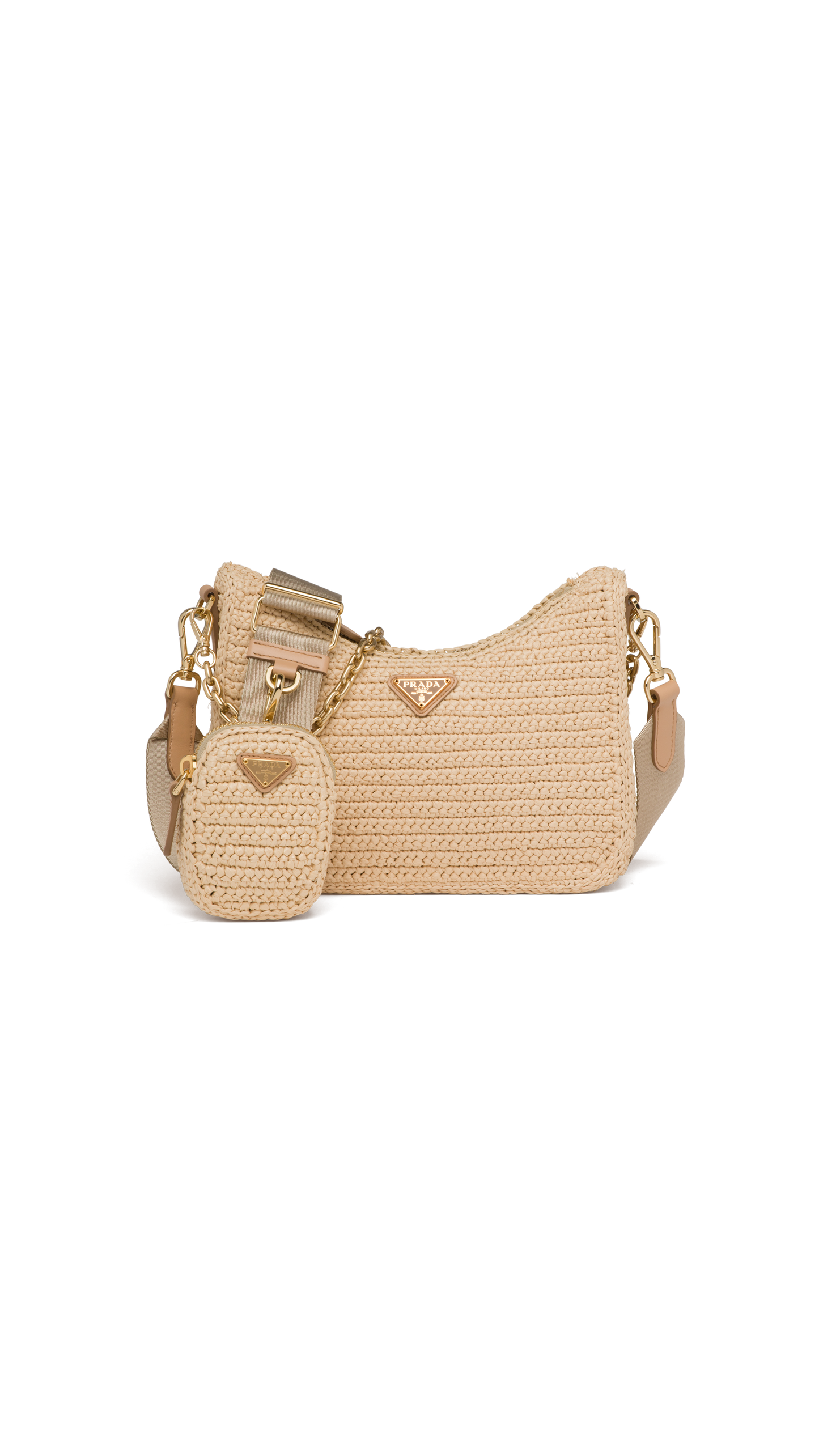 Re-Edition 2005 Raffia Bag - Natural