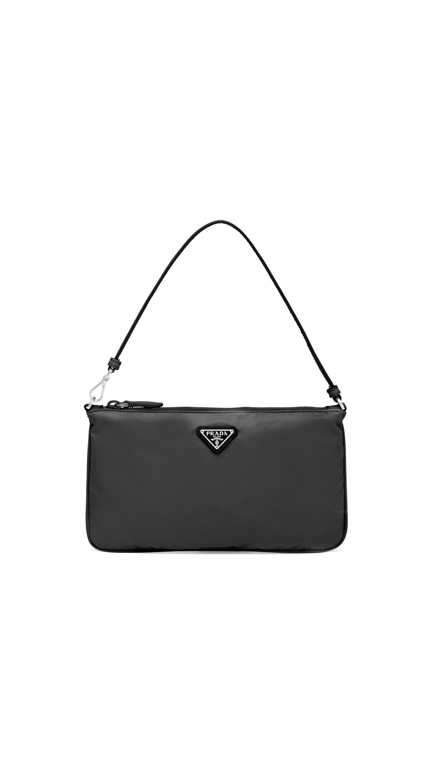 Re-Nylon Shoulder Pouch - Black