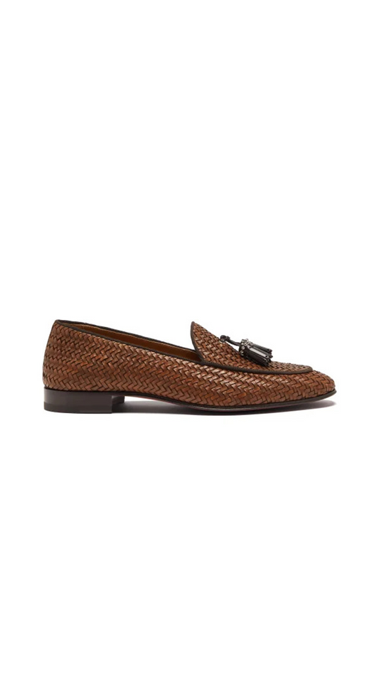 King Nile Braided Loafers - Brown