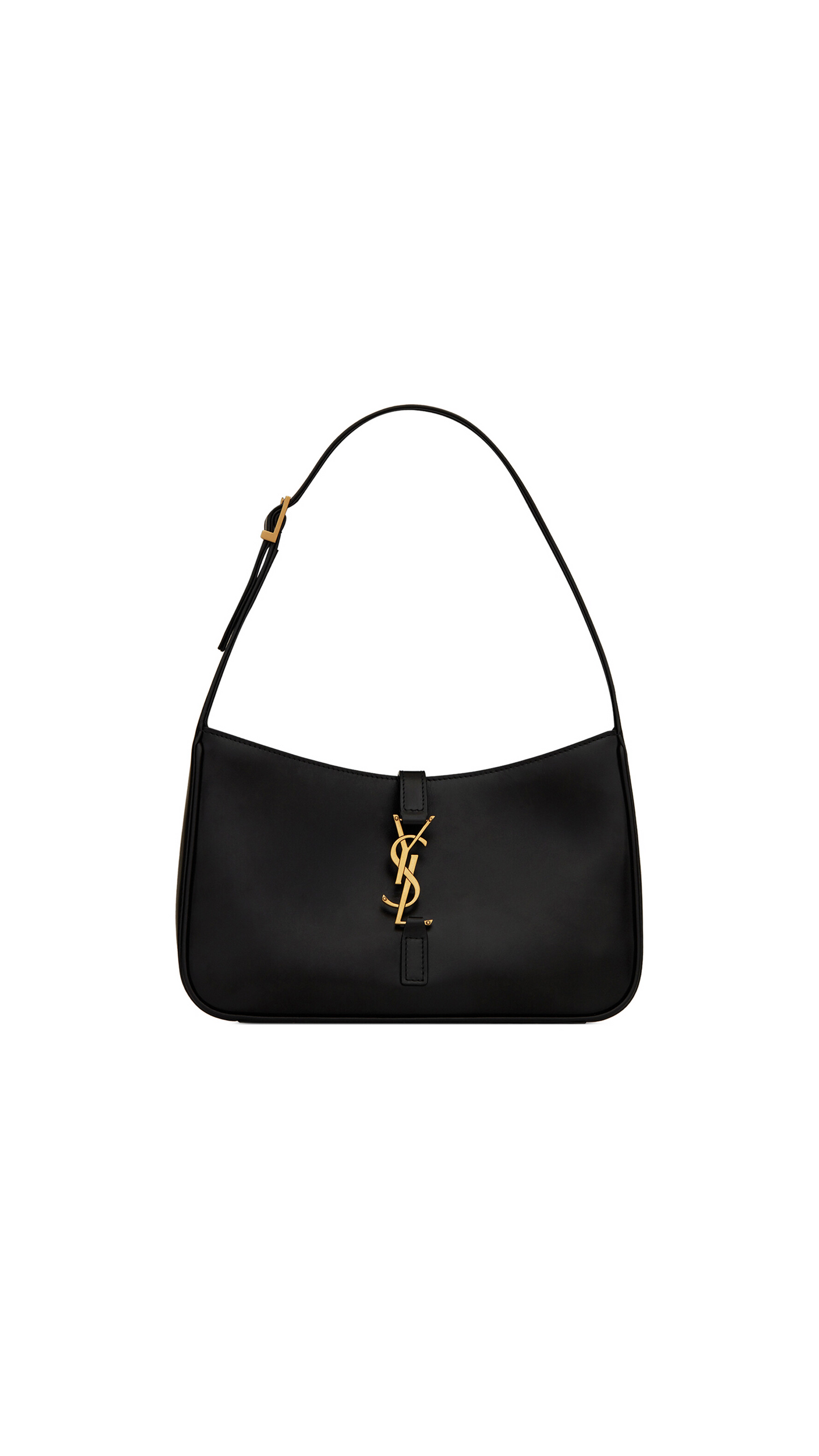 Le 5 À 7 Hobo Bag In Smooth Leather - Black