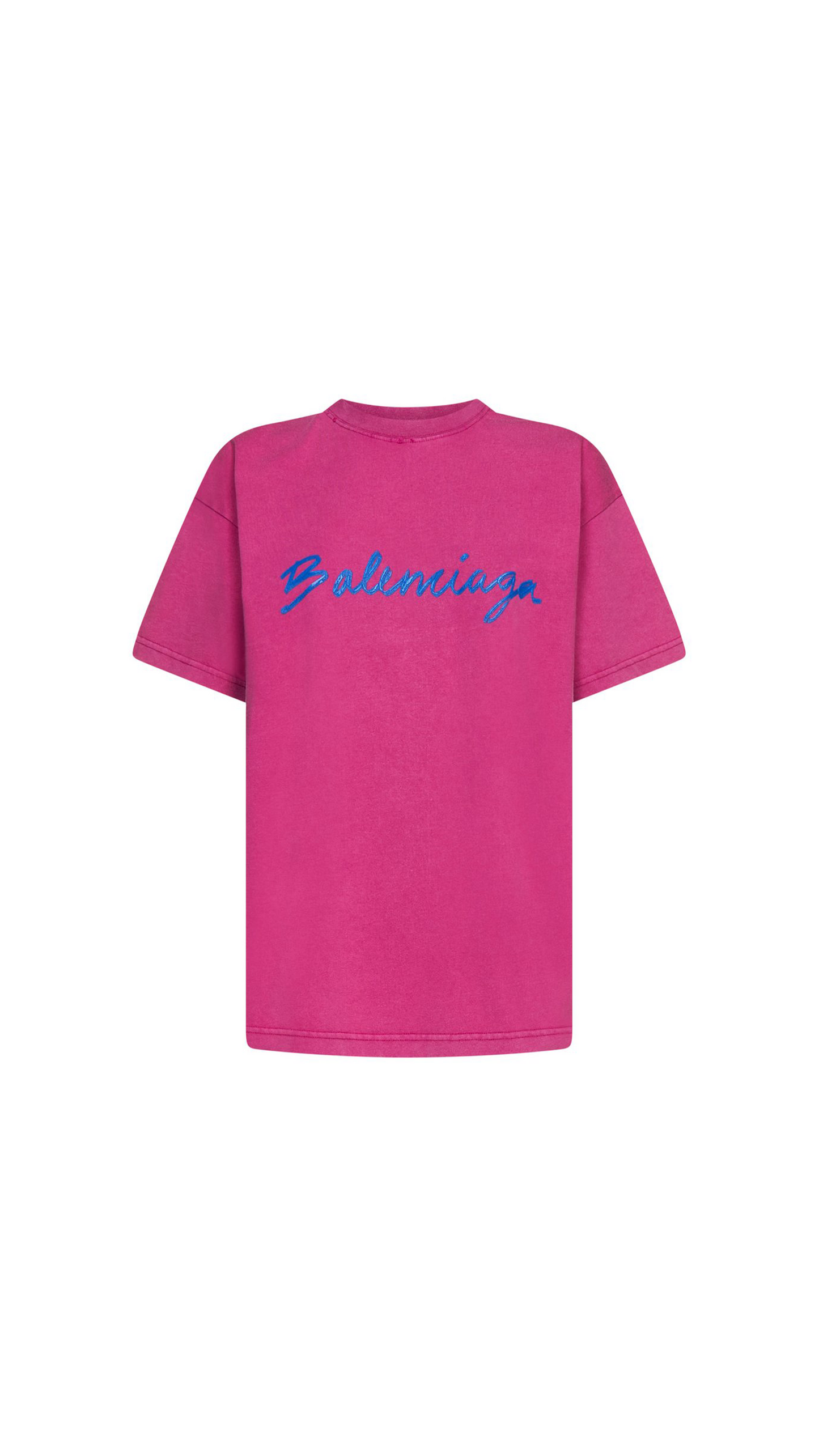 Logo Medium Fit T-Shirt - Pink