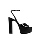 Jodie Platform Sandals In Patent Leather - Black