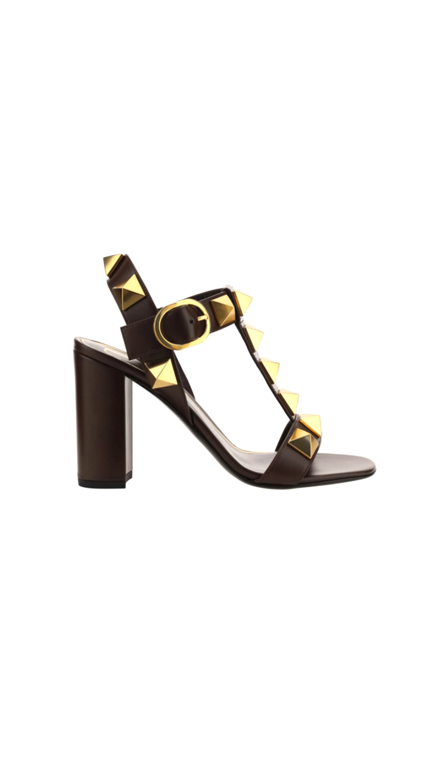 Roman Stud Sandal 90MM - Brown