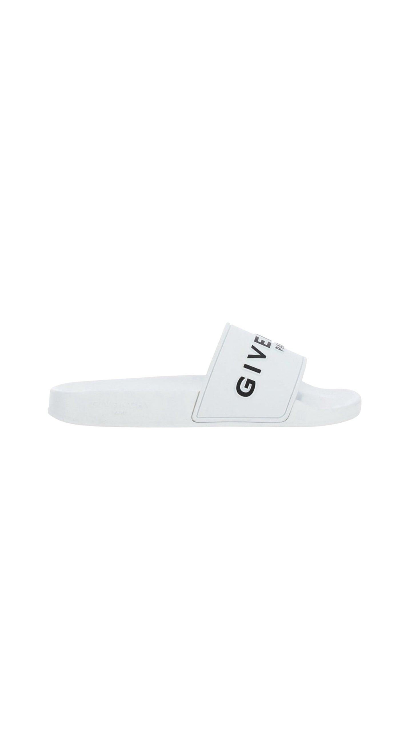 Paris Flat Sandal - White