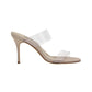 Scolto PVC Open Toe Mules - Beige.