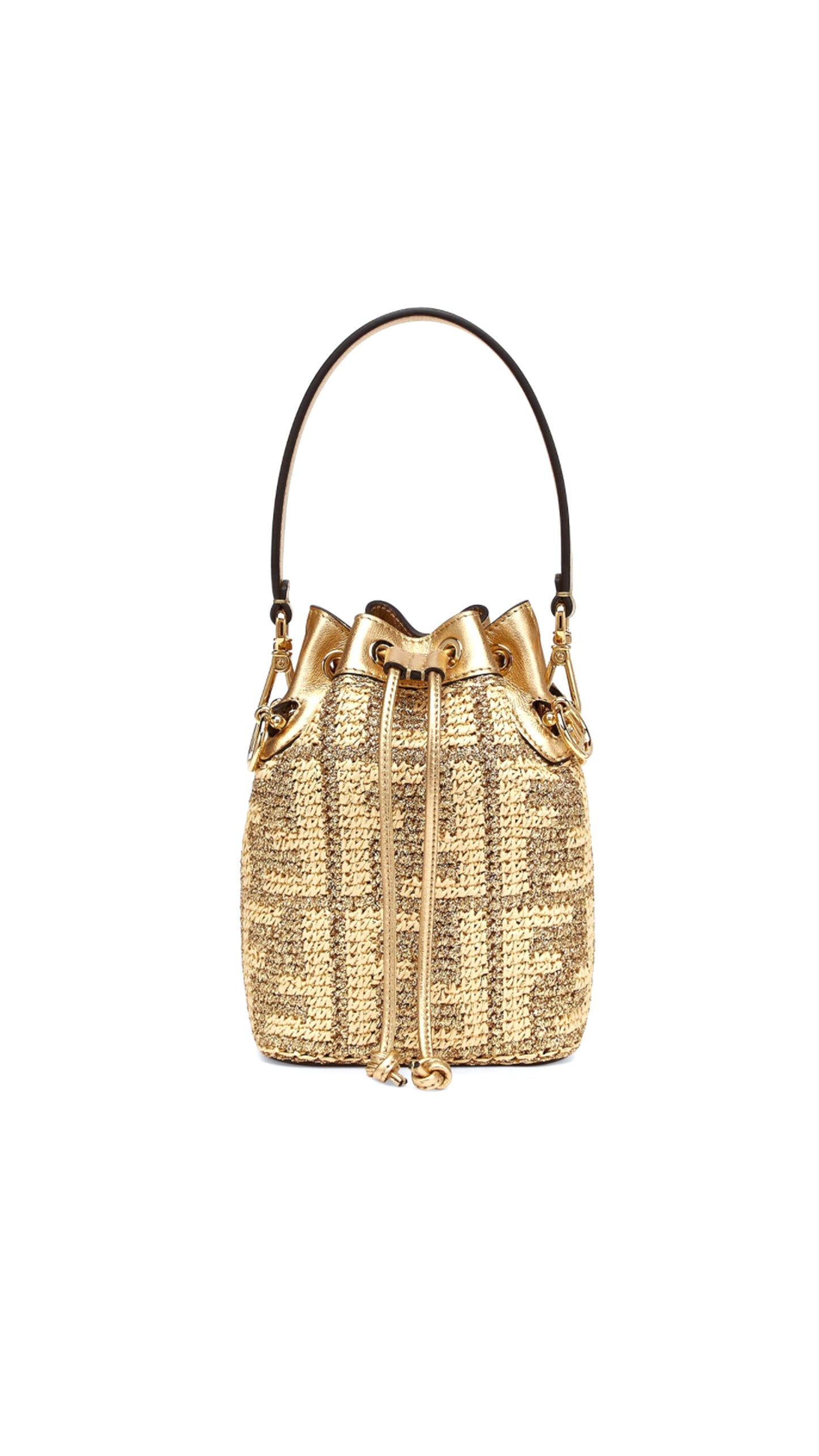 Mon Tresor Raffia Mini Bag - Beige