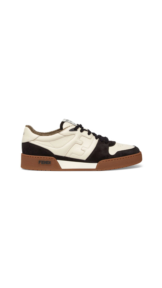 Match Suede Low-Top - Beige / Brown