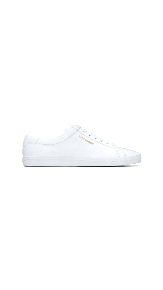 Andy Smooth Calfskin Sneakers - Optic White