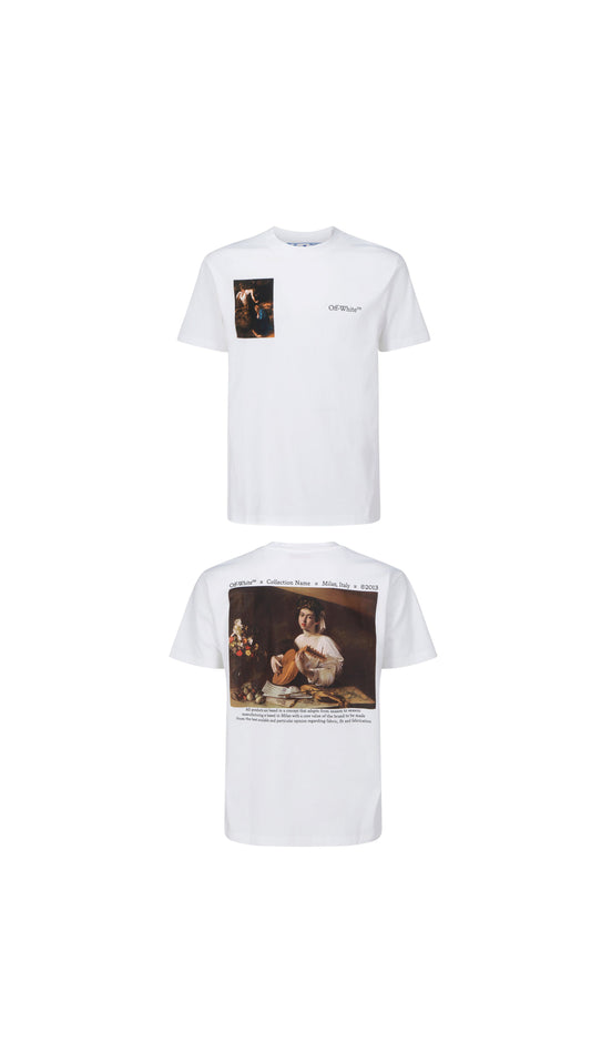 Caravaggio Lute Slim S/S Tee - White