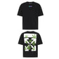 Weed Arrows T-Shirt - Black.