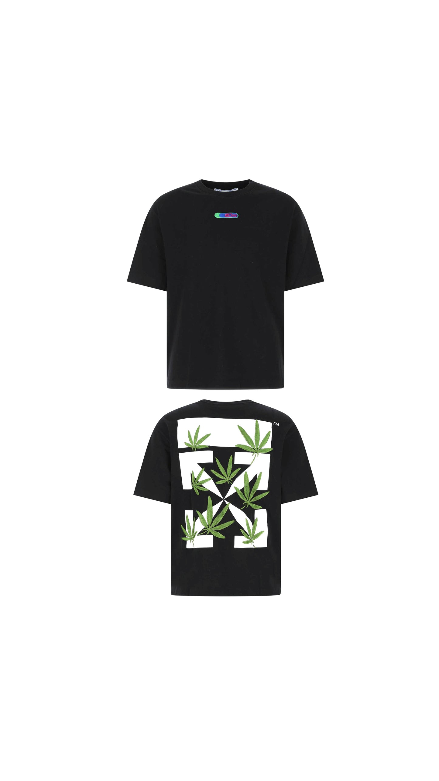 Weed Arrows T-Shirt - Black.