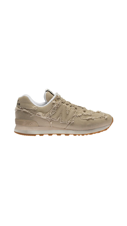 574 New Balance x Miu Miu denim sneakers - Beige