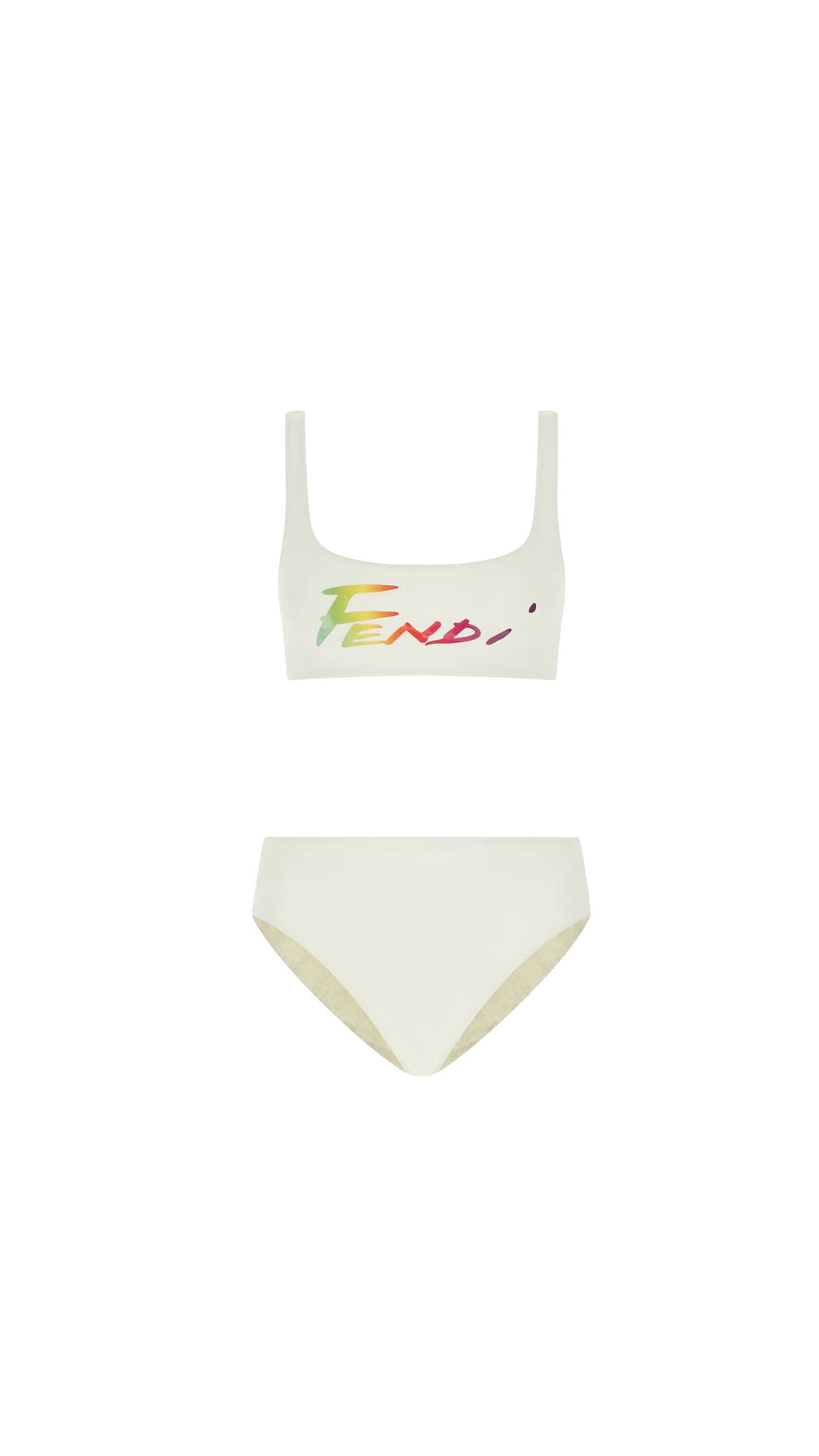 Lycra Swimsuit - White