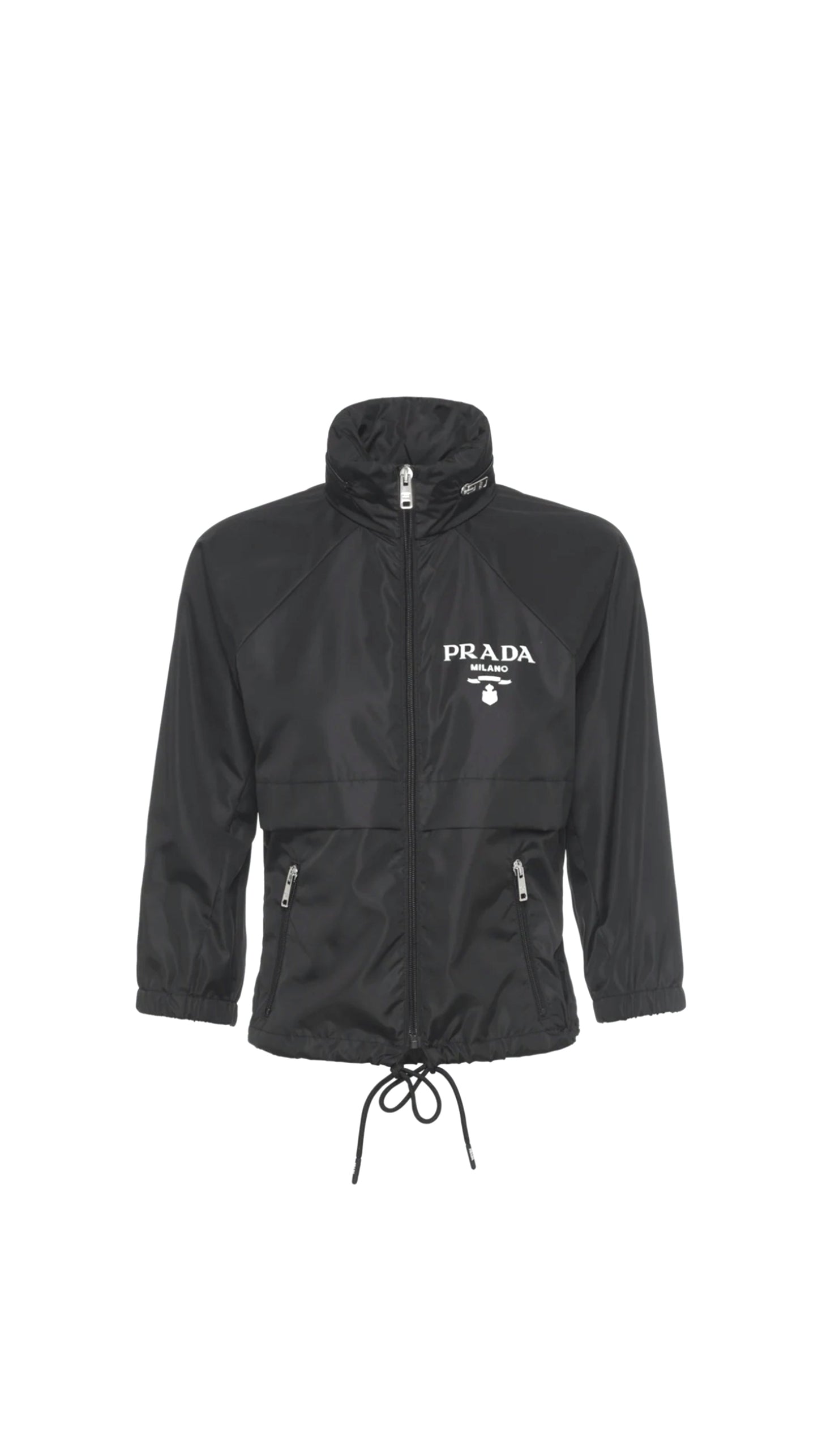 Light Re-Nylon Rain Jacket - Black