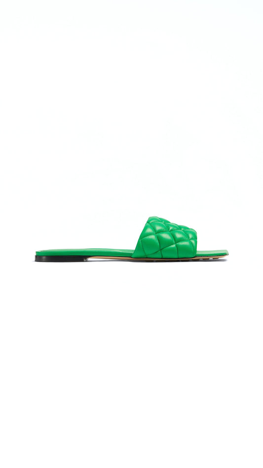 Bottega Padded Sandals - Parakeet
