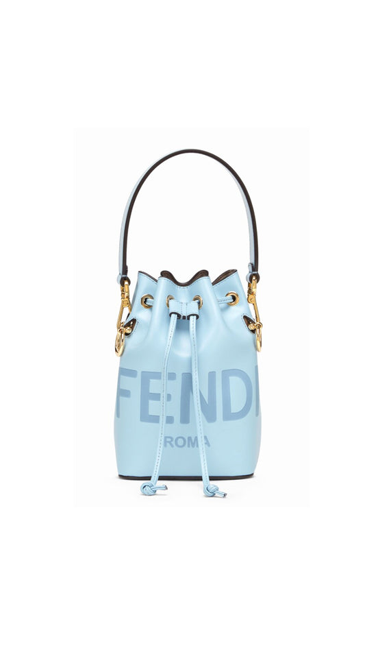 Mon Tresor Leather Mini Bag - Blue